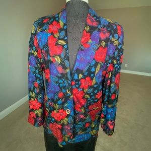 Worthington Floral Blazer size 8